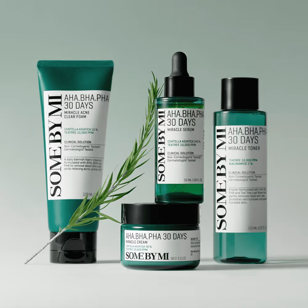 GleamCare 4-Step Acne Support Routine